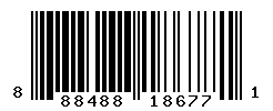 UPC barcode number 888488186771