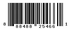 UPC 888488254661 barcode image