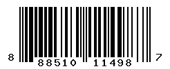 UPC barcode 888510114987
