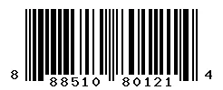 UPC barcode 888510801214
