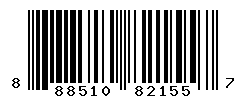 UPC barcode number 888510821557