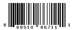 UPC barcode 888510867111