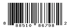 UPC barcode 888510867982