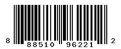 UPC barcode 888510962212