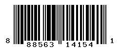 UPC barcode number 888563141541