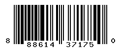 UPC barcode number 888614371750