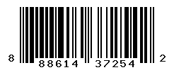 UPC barcode number 888614372542