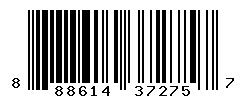 UPC barcode number 888614372757