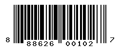 UPC barcode number 888626001027