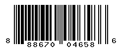 UPC barcode number 888670046586
