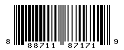 UPC barcode number 888711871719