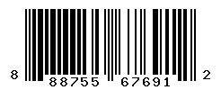 UPC barcode number 888755676912