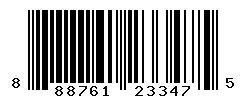 UPC barcode number 888761233475
