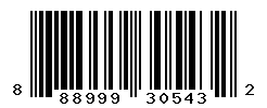 UPC barcode number 888999305432