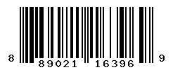 UPC barcode number 889021163969
