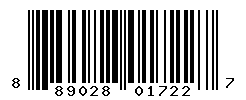 UPC barcode number 889028017227