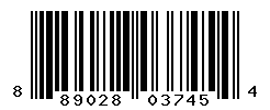 UPC barcode number 889028037454