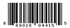 UPC barcode number 889028044155
