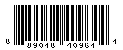 889048409644 barcode