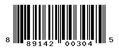 UPC 889142003045 barcode image