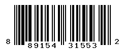 UPC barcode number 889154315532
