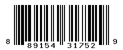 UPC barcode 889154317529