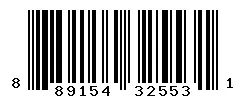UPC barcode 889154325531