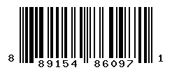 UPC barcode number 889154860971