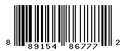 upc 889154867772 barcode image