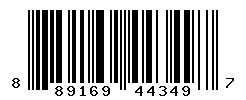 upc 889169443497 barcode image