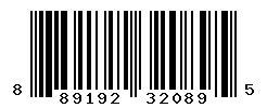 UPC barcode number 889192320895