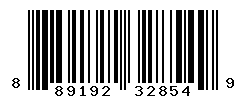 UPC barcode number 889192328549