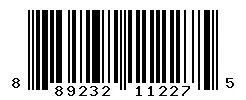 UPC barcode 889232112275
