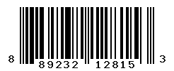 UPC barcode number 889232128153