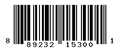 UPC barcode number 889232153001