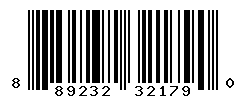 UPC barcode number 889232321790