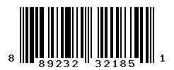 UPC barcode number 889232321851
