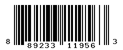 UPC barcode number 889233119563