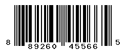 UPC barcode number 889260455665