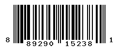 UPC barcode number 889290152381