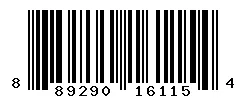 889290161154 barcode