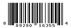889290163554 barcode
