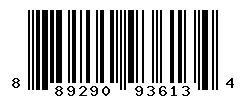889290936134 barcode