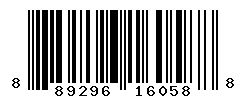 UPC barcode number 889296160588
