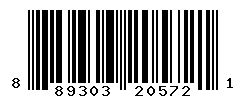 upc 889303205721 barcode image