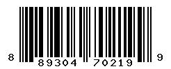 UPC barcode number 889304702199