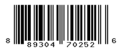 UPC barcode number 889304702526