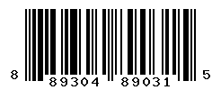 upc 889304890315 barcode image