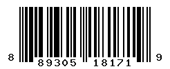 upc 889305181719 barcode image