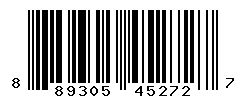 UPC barcode number 889305452727
